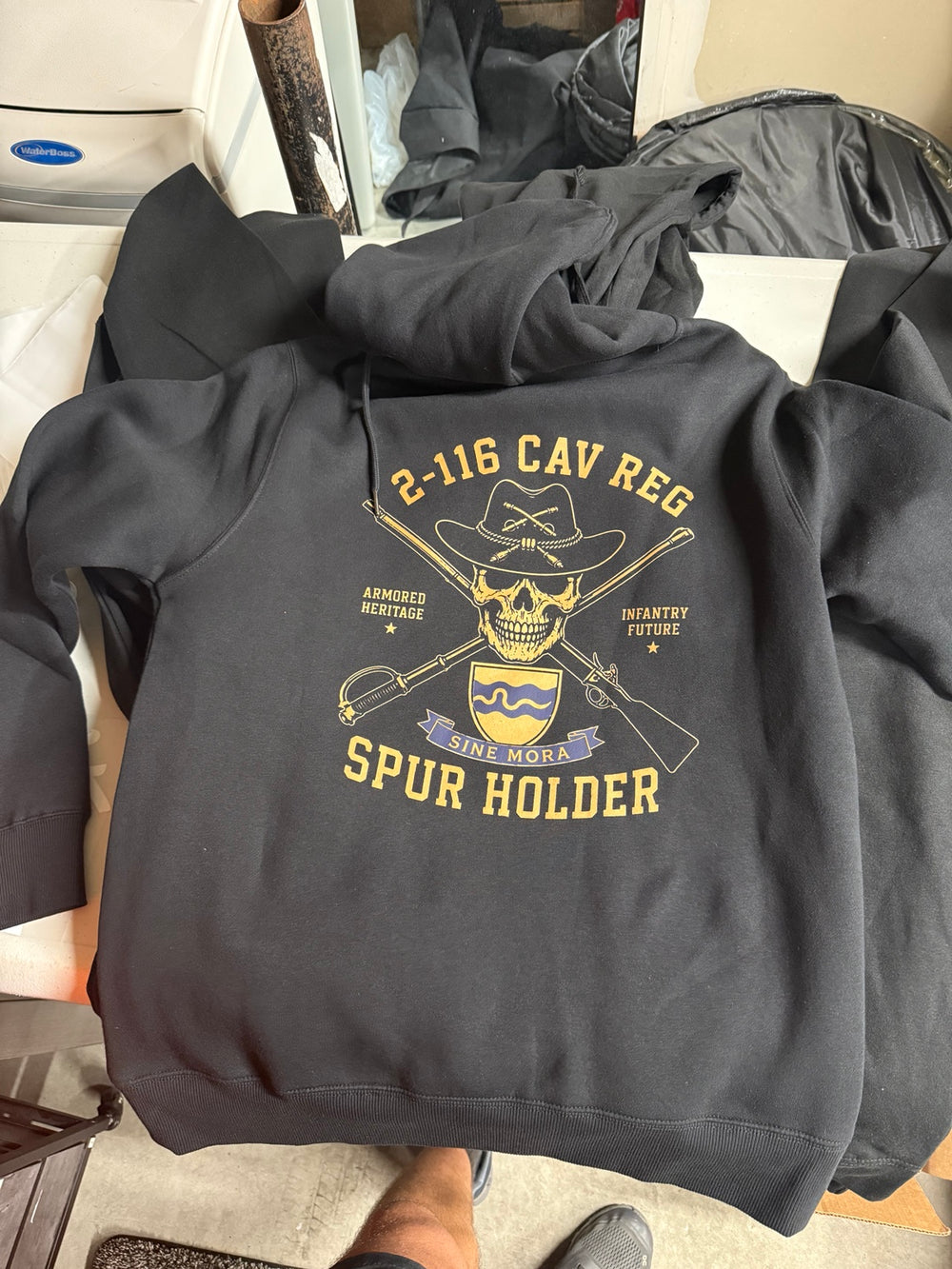 2-116 Cavalry Spur Holder hoodie