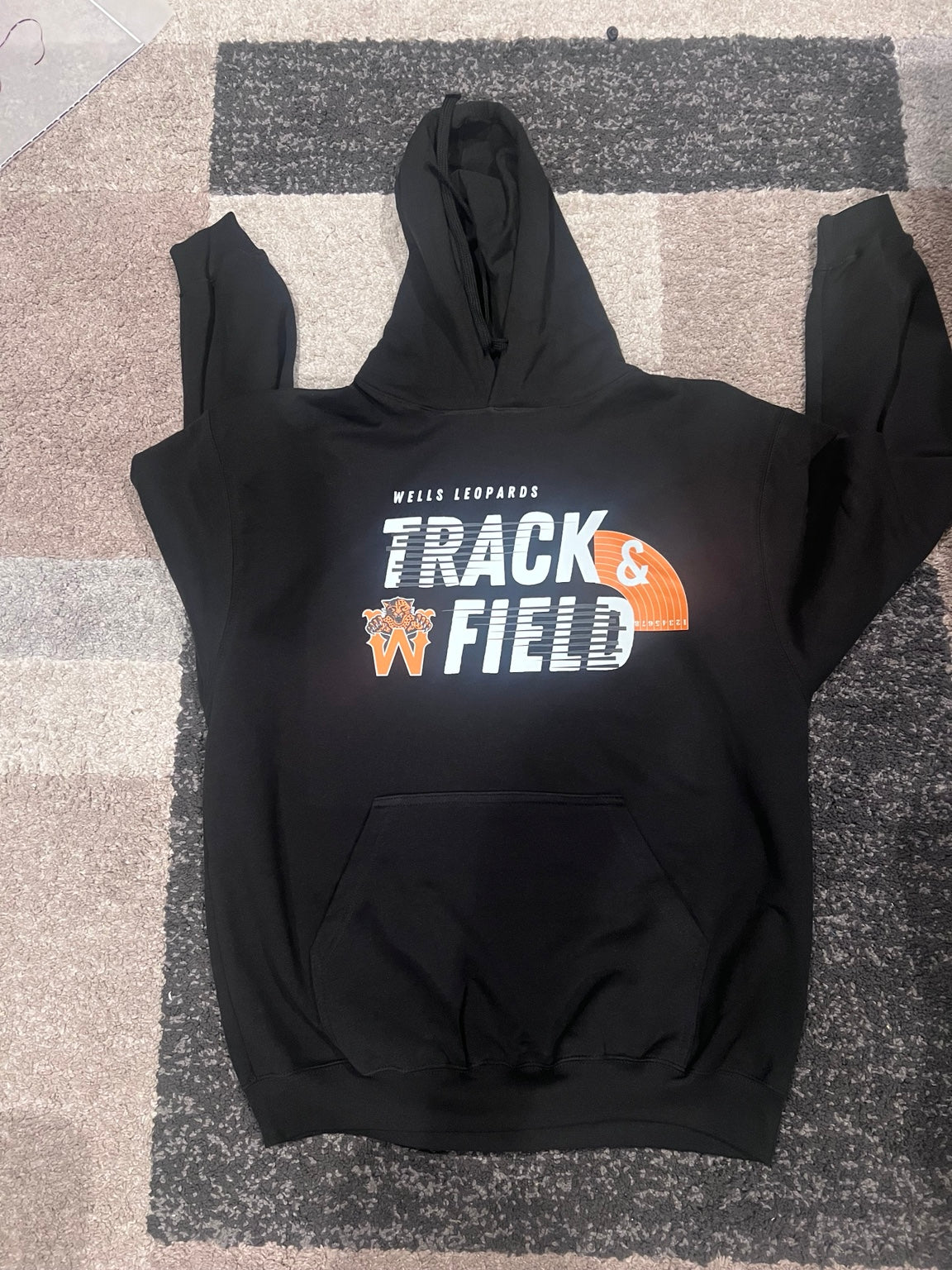 Wells Track and Field hoodie